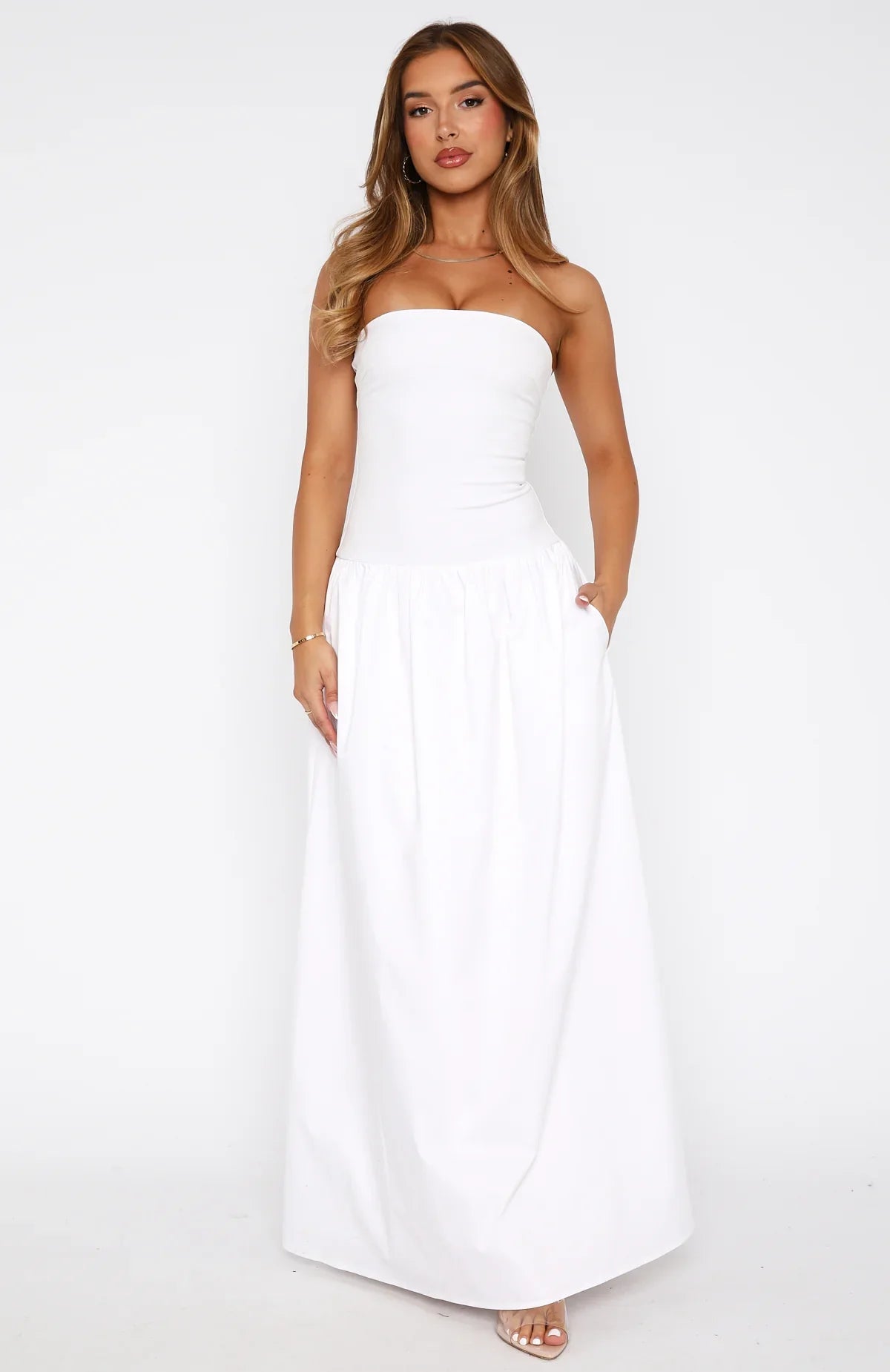 Take Back Maxi Dress White