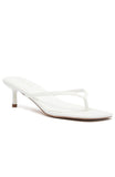 Hamptons Thong Heels White