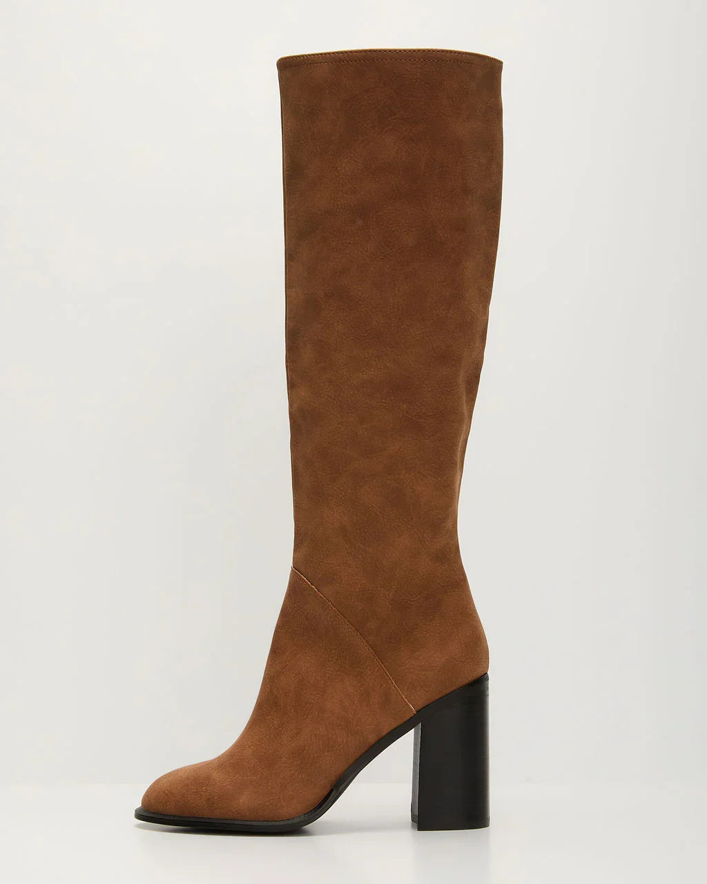 Always Here Block Heel Knee High Boots