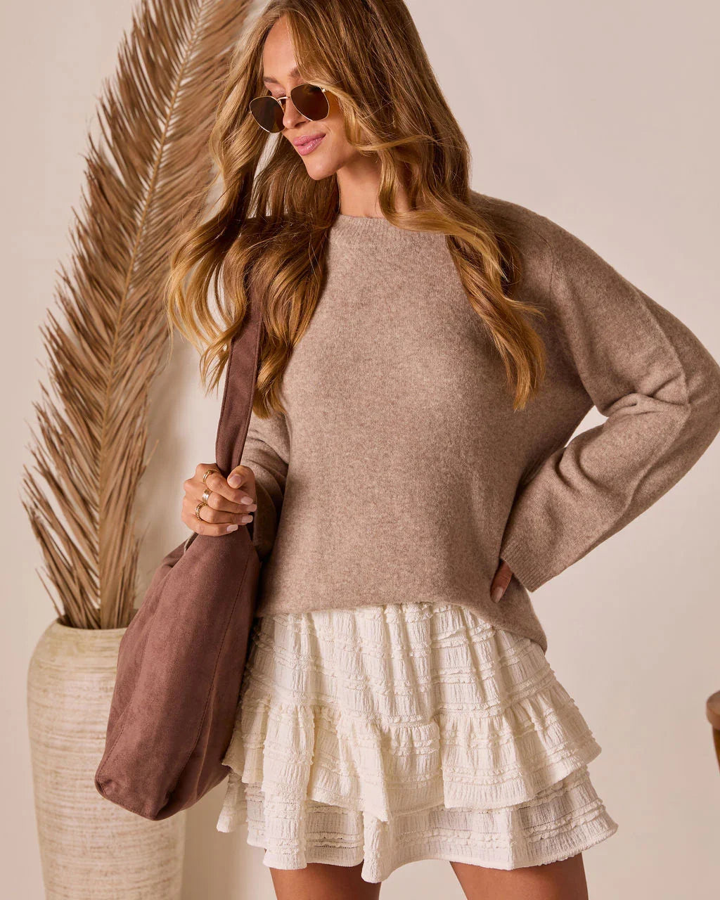 Zelina Crew Neck Sweater
