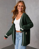 Tennis Club Graphic Knit Cardigan