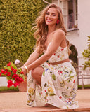 Soft Shift Floral Crop Top