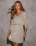 Rosalina Sequin Mini Dress