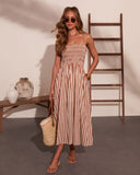 Sandbar Social Striped Midi Dress