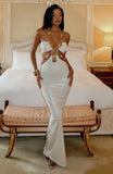 Electric Memories Maxi Dress Pearl