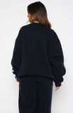Test Drive Oversized Sweater Dark Navy