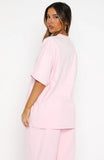 Make It Or Break It Oversized Tee Pink