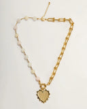 Sophia 18K Gold Plated Heart Necklace