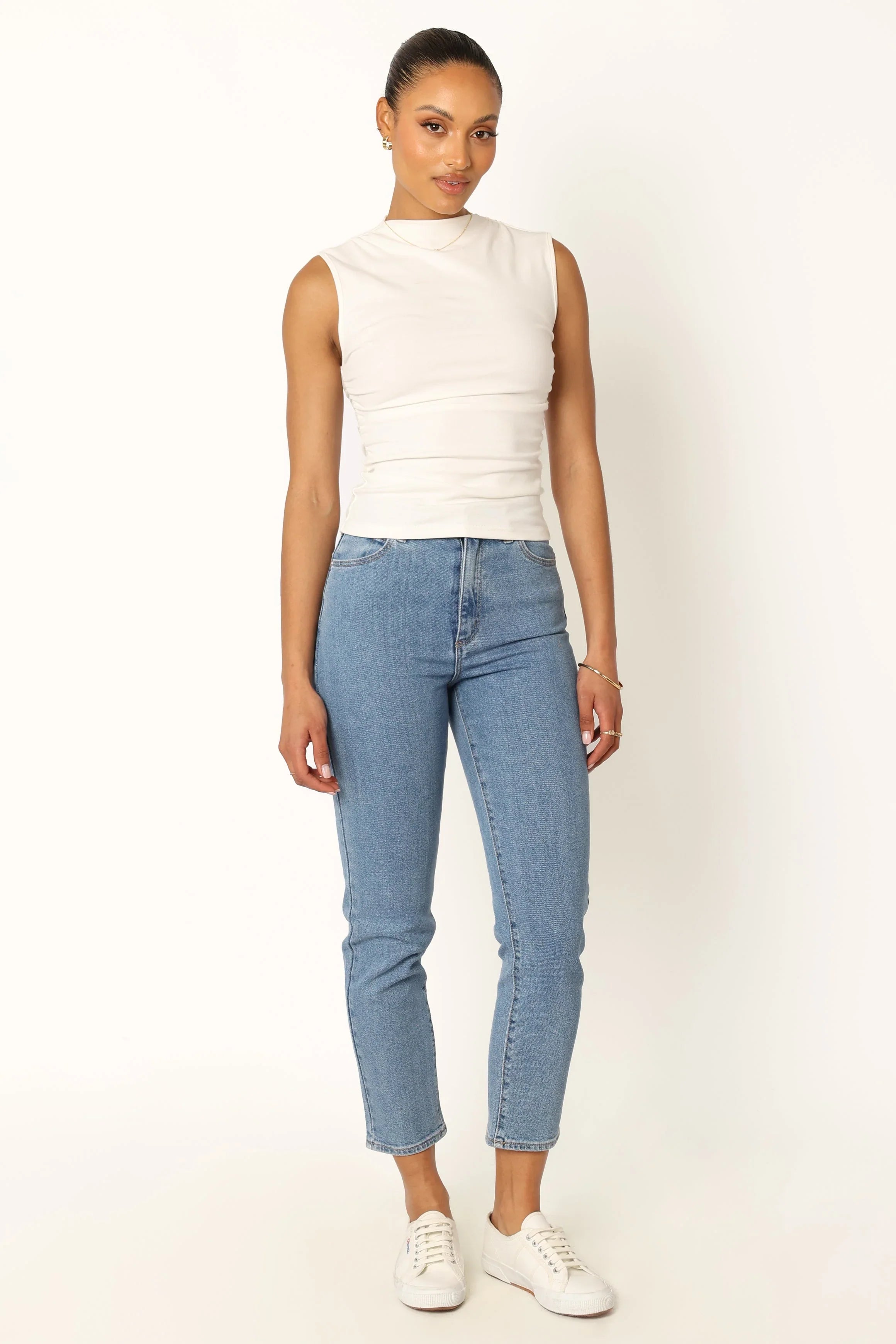 Nissa Top Off White