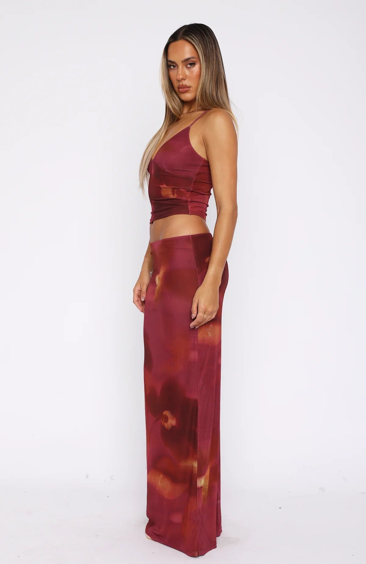 Sunset Girl Maxi Skirt Dark Romance