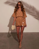 Artisan Aura Waist Tie Romper