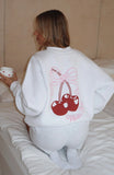 Fell So Hard Oversized Sweater White