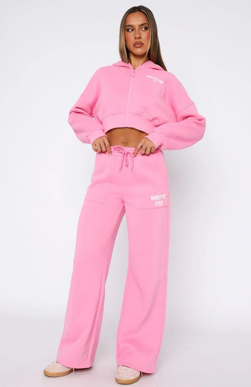 Offstage Wide Leg Sweatpants Bubblegum