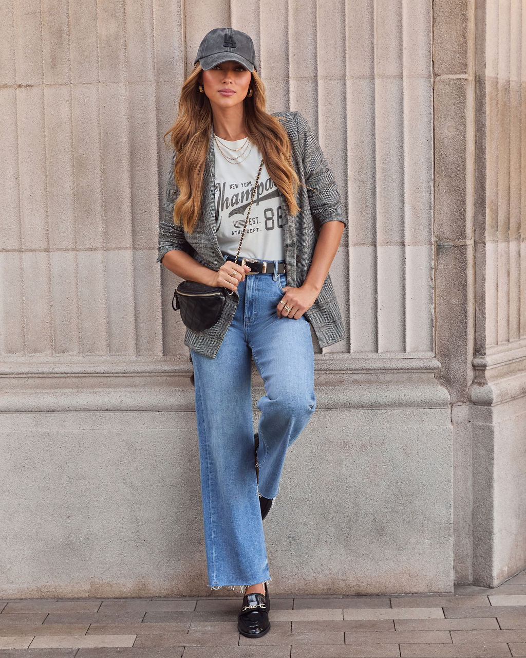 Helen Plaid Blazer