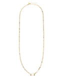 Skinny Hat 14k Plated Chain