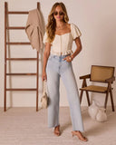 Hey Darling Puff Short Sleeve Top