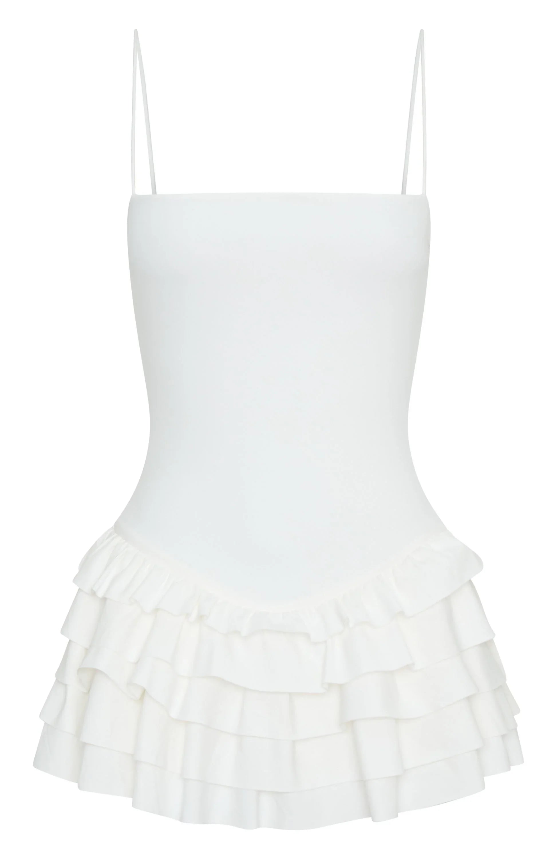 Photo ID Playsuit White
