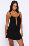 Glow Up Girl Mini Dress Black