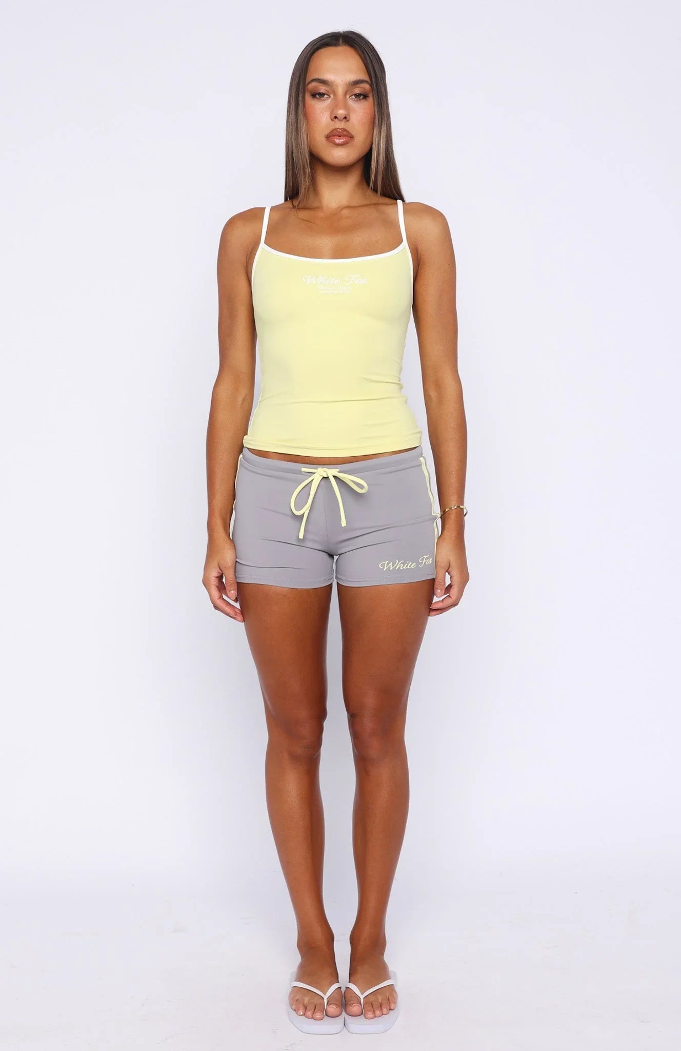 Verano Sixteen Giulia Singlet Top Lemon