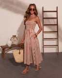 Sandbar Social Striped Midi Dress