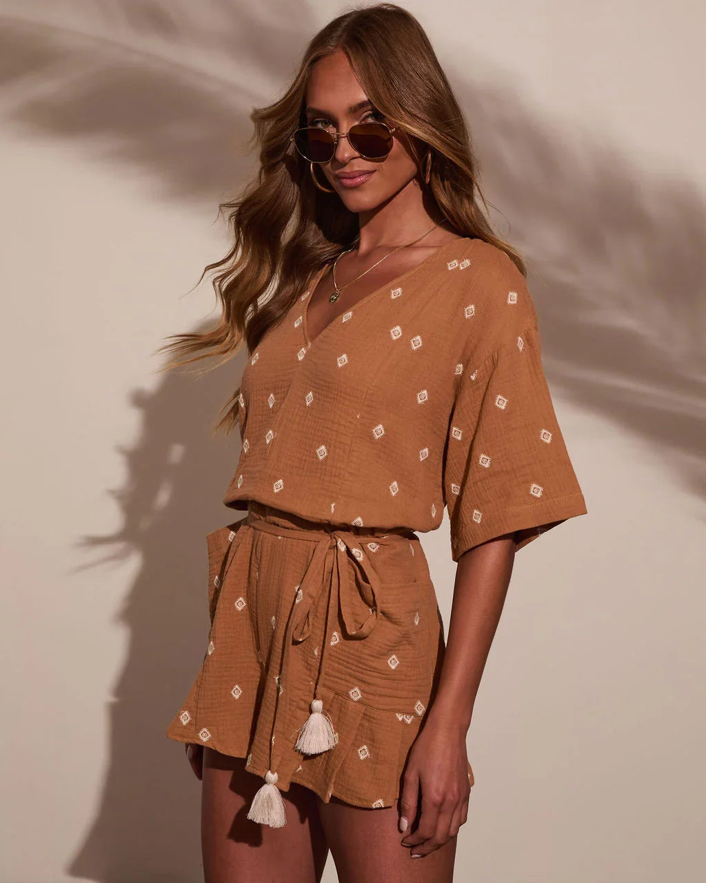 Artisan Aura Waist Tie Romper