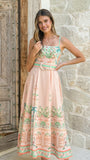 Nellie Midi Dress Aurora Print
