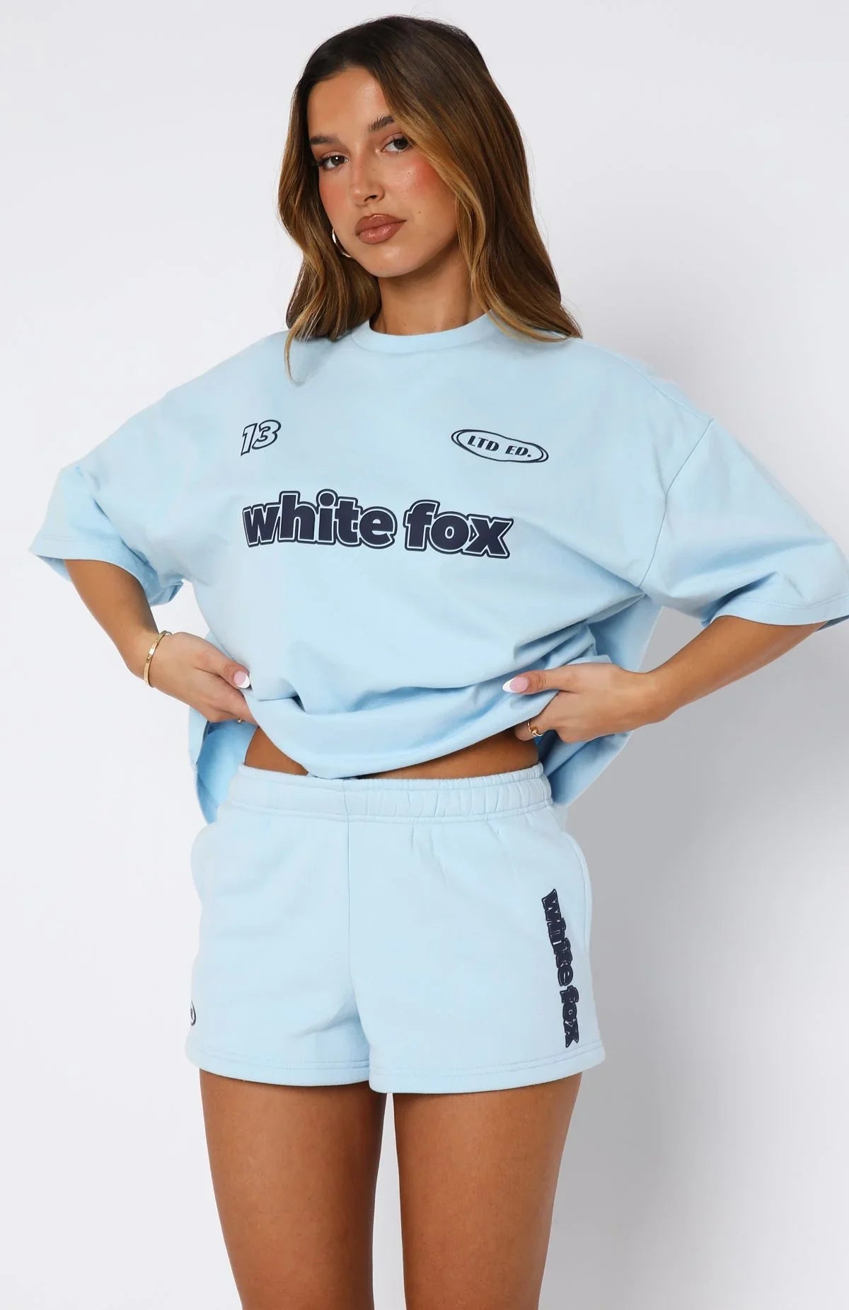 Ready To Go Lounge Shorts Baby Blue
