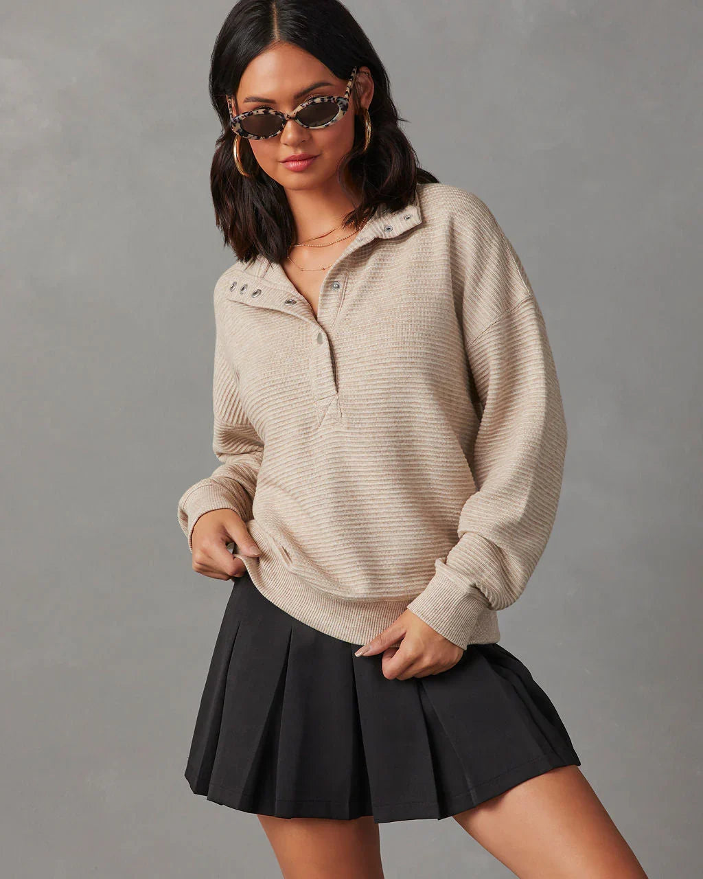 Kinsleigh Collared Pullover Sweater