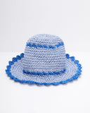Addiena Crochet Colorblock Bucket Hat