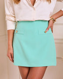 Honeysong Suiting Mini Skirt