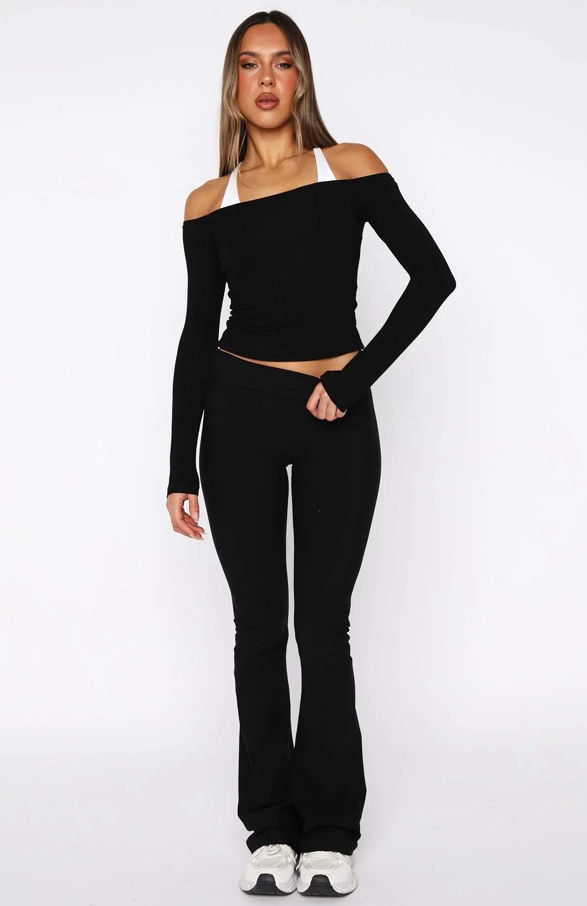 Mad For You Long Sleeve Top Black