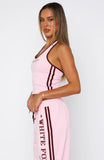 Star Of The Night Halter Top Pink