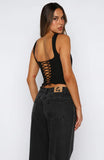 The Met Steps Bustier Black