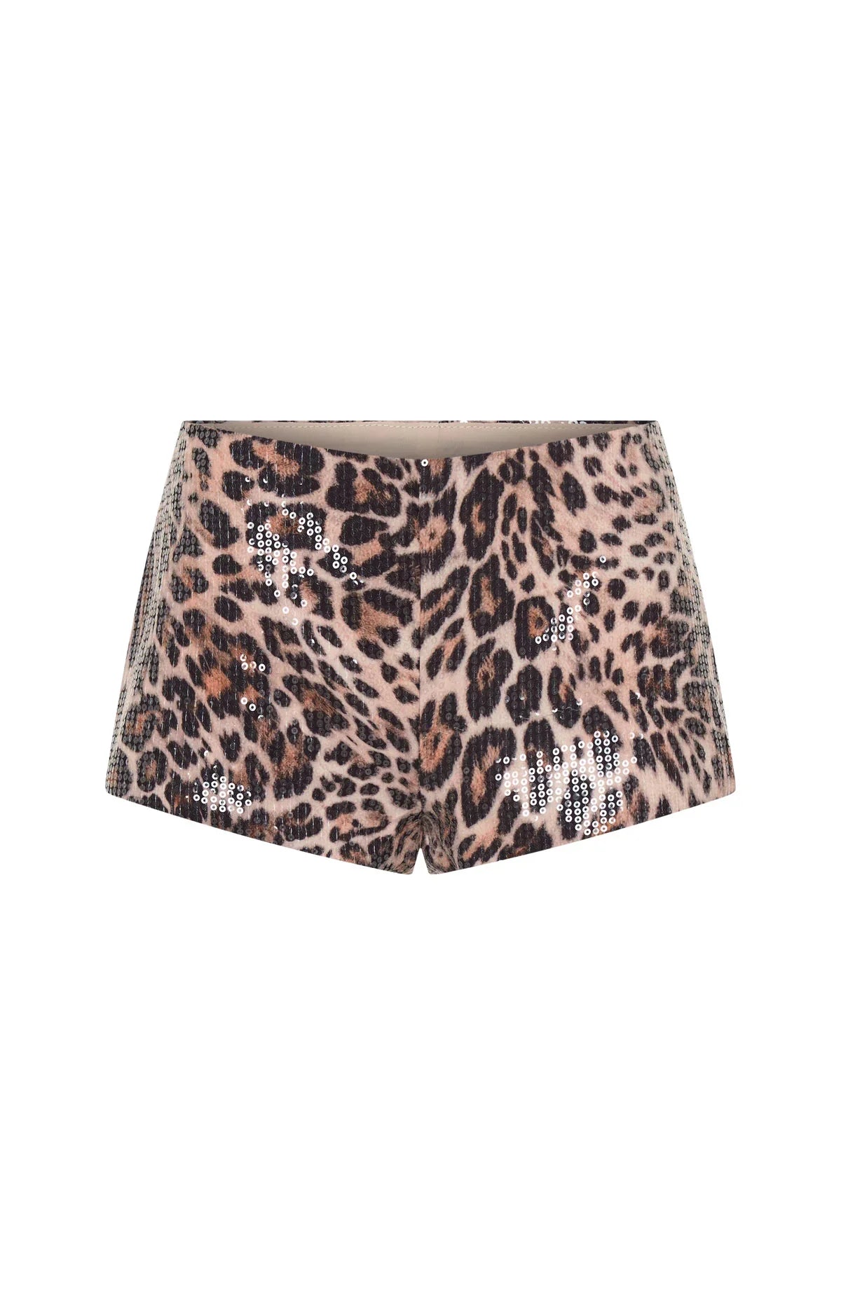 Think Of You Forever Sequin Mini Shorts Kalahari Desert