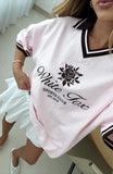 Along The Way Oversized Jersey Pink