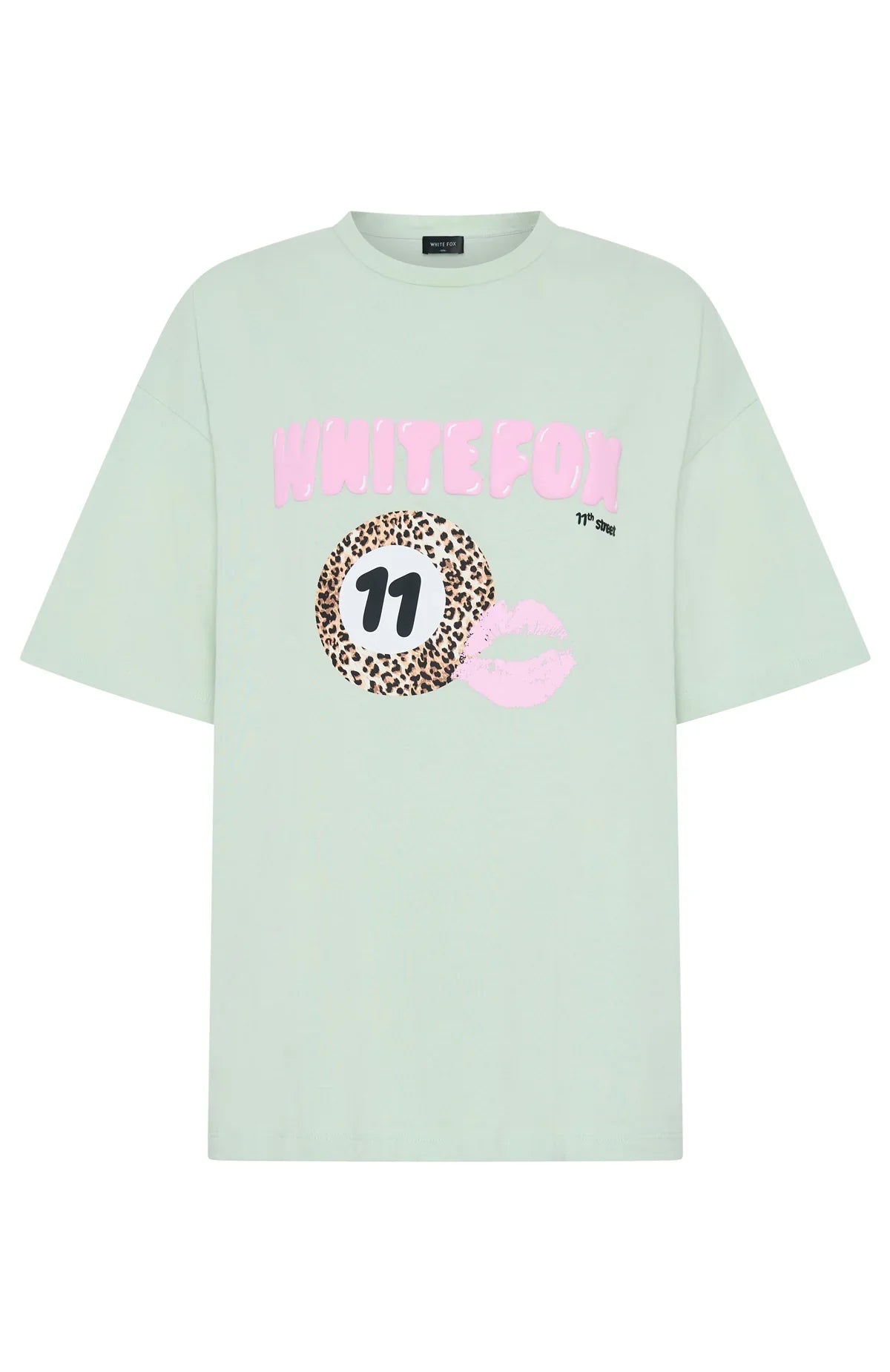 11th Street Concrete Jungle Oversized Tee Iced Matcha