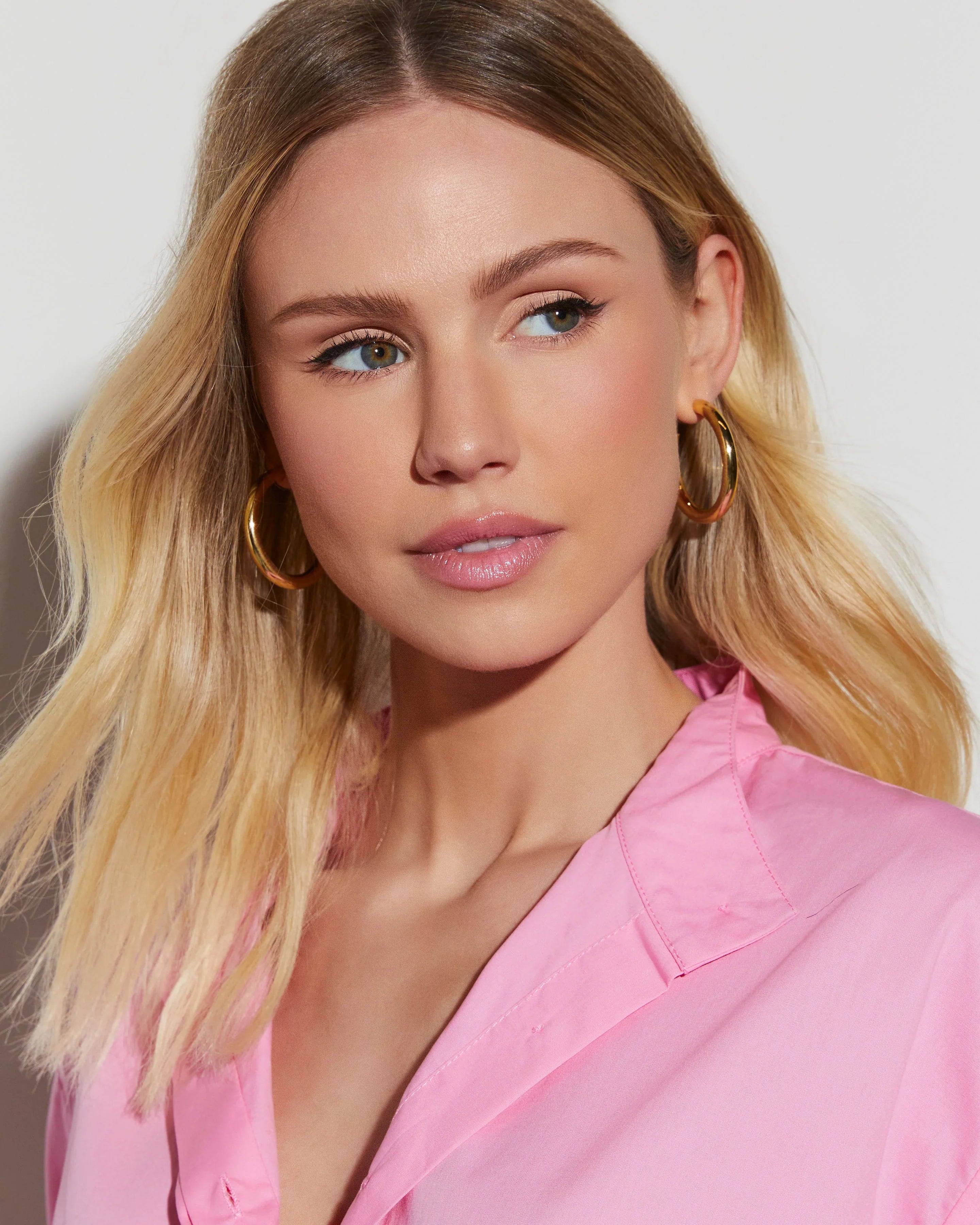 Deanna Chunky Large Hoop Earrings