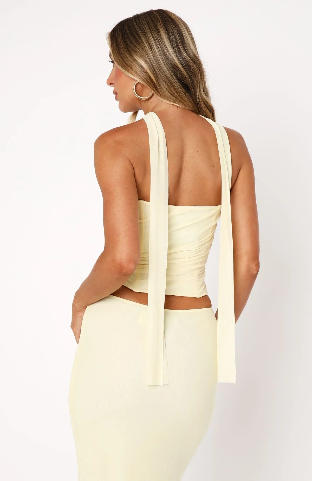 Lovers Lane Strapless Bustier Lemon