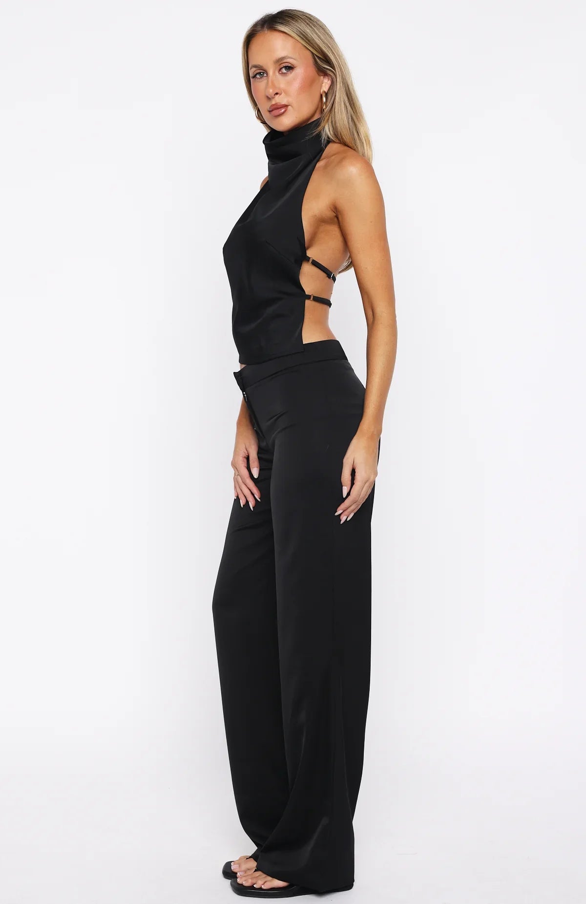 Time Passes Dress Pants Black