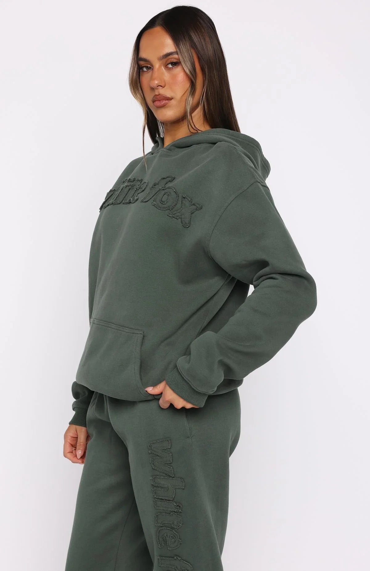 From The Archives Lexi Oversized Hoodie Khaki