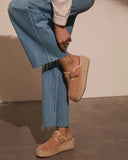 Esme Suede Platform Mule