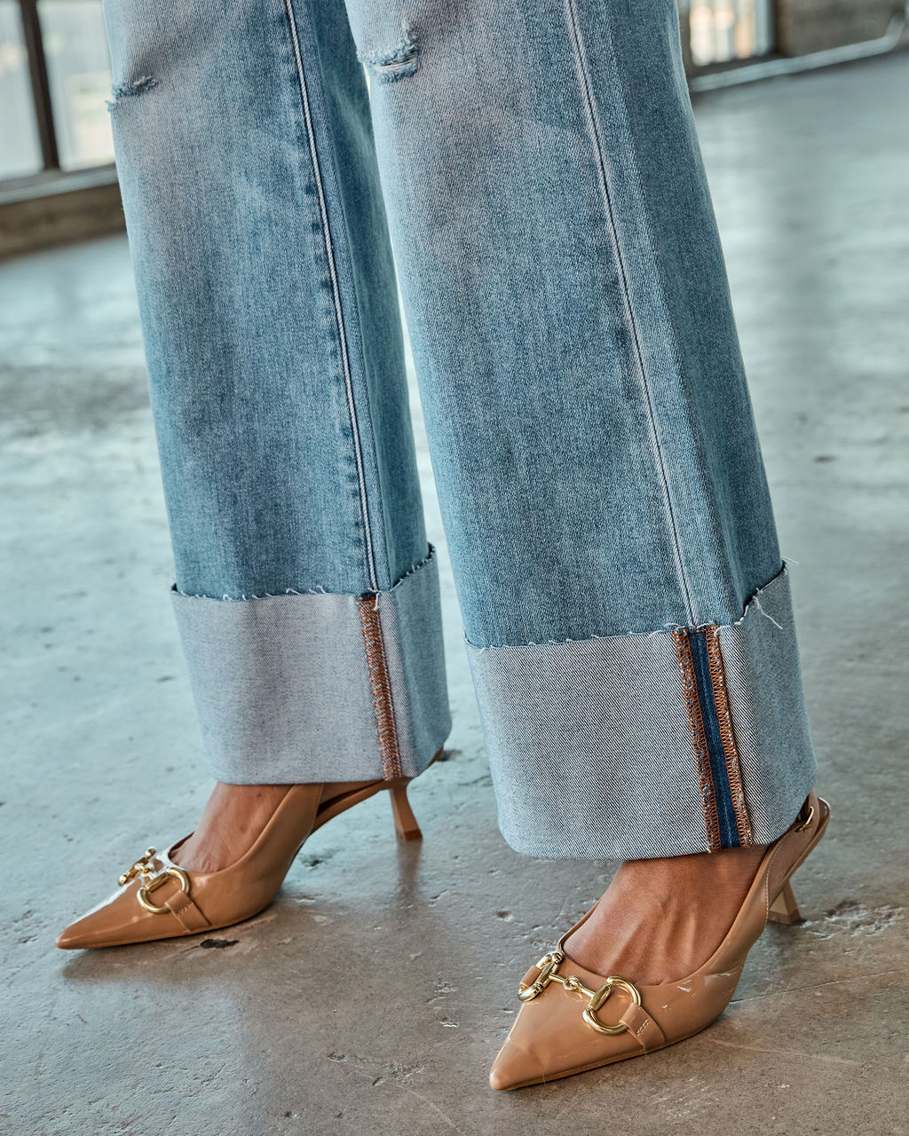 Baseline Super Stretch High Rise Flare Jeans
