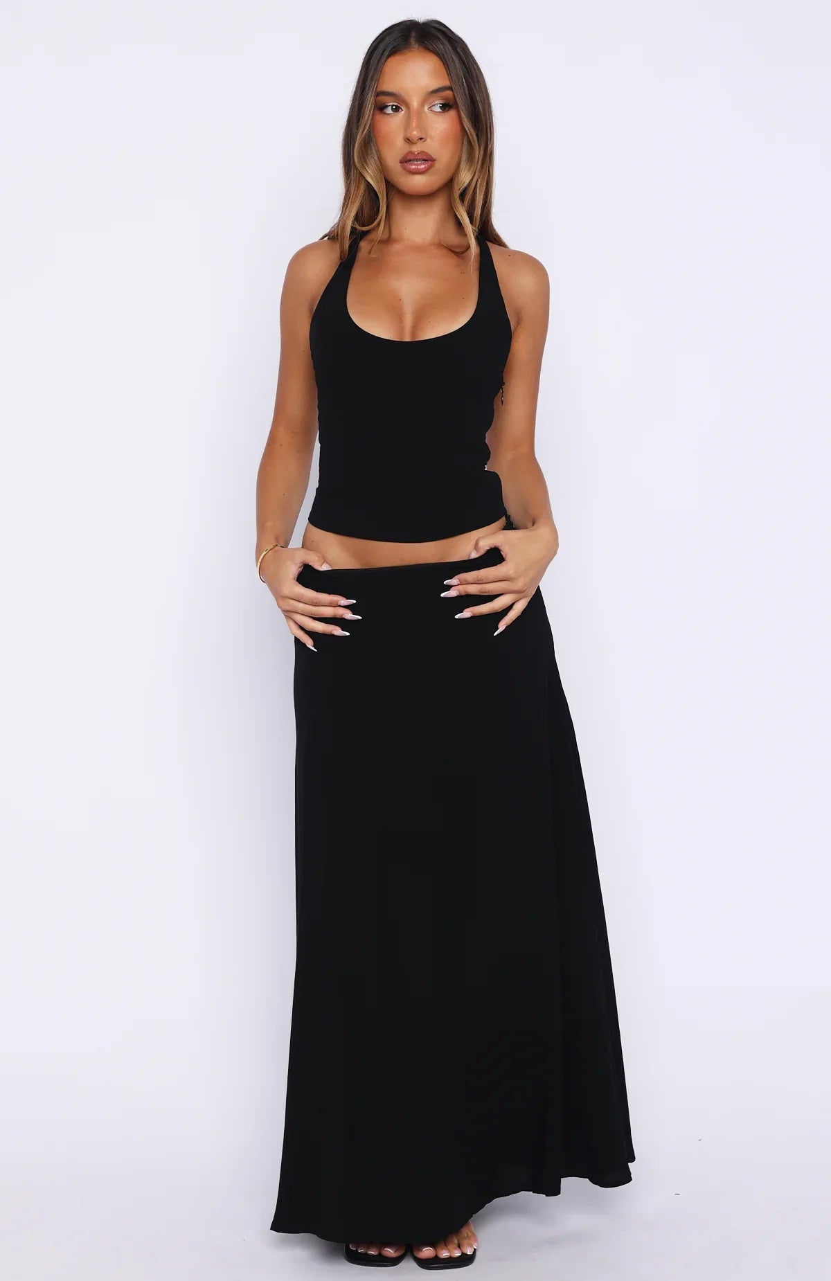 Sunbliss Maxi Skirt Black