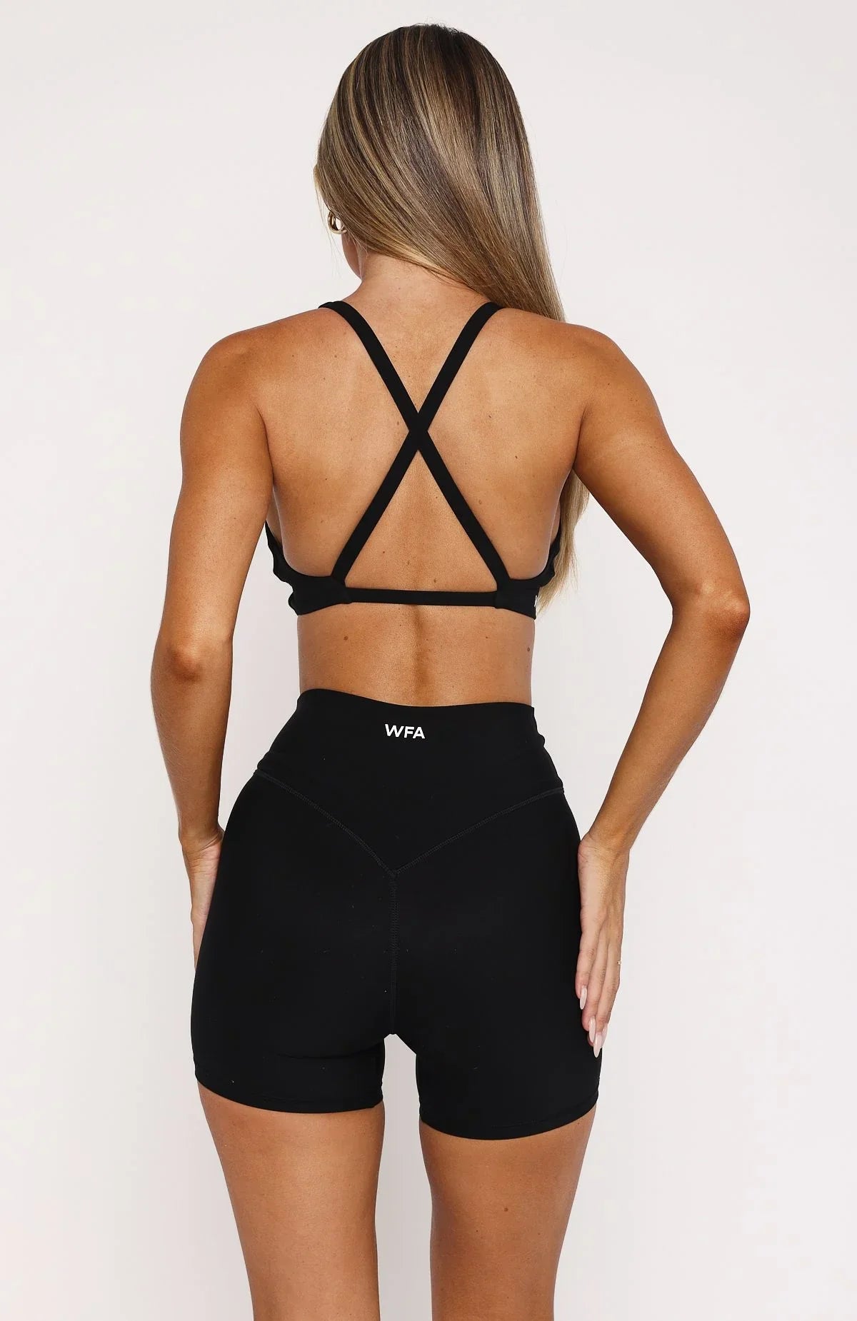 Keep Up High Waisted Shorts 4 Black