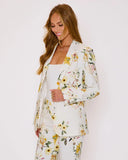 Honey Morning Floral Print Blazer