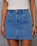 Belina Pocketed Mini Skirt