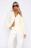 Flashback Knit Cardigan Off White