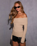 Lucina Knit Off The Shoulder Top