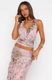 Let It Breathe Halter Top Paisley Dreams