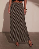Sweet Haven Striped Maxi Skirt